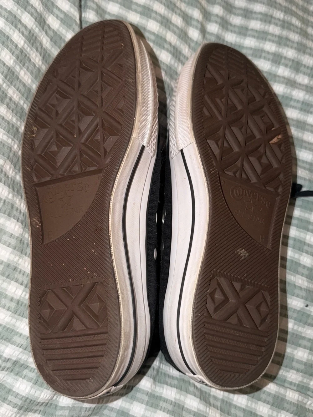 Converse Black Low Top Canvas Platform Sneakers